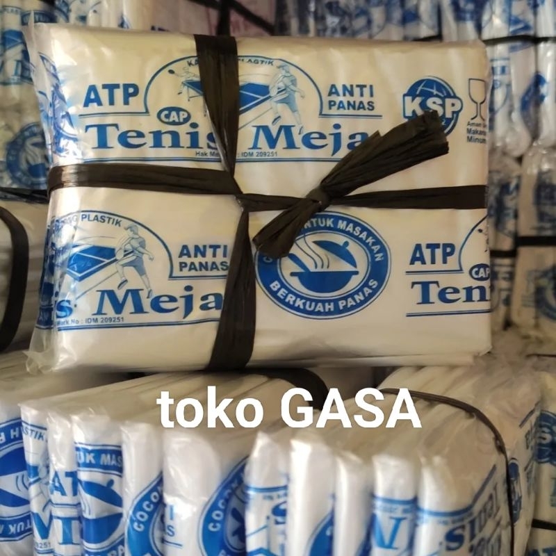 PLASTIK ATP TAHAN PANAS HDPE /PLASTIK KUAH ANTI PANAS/PLASTIK BAKSO merk TENIS MEJA JOYO BOYO SHUTTL