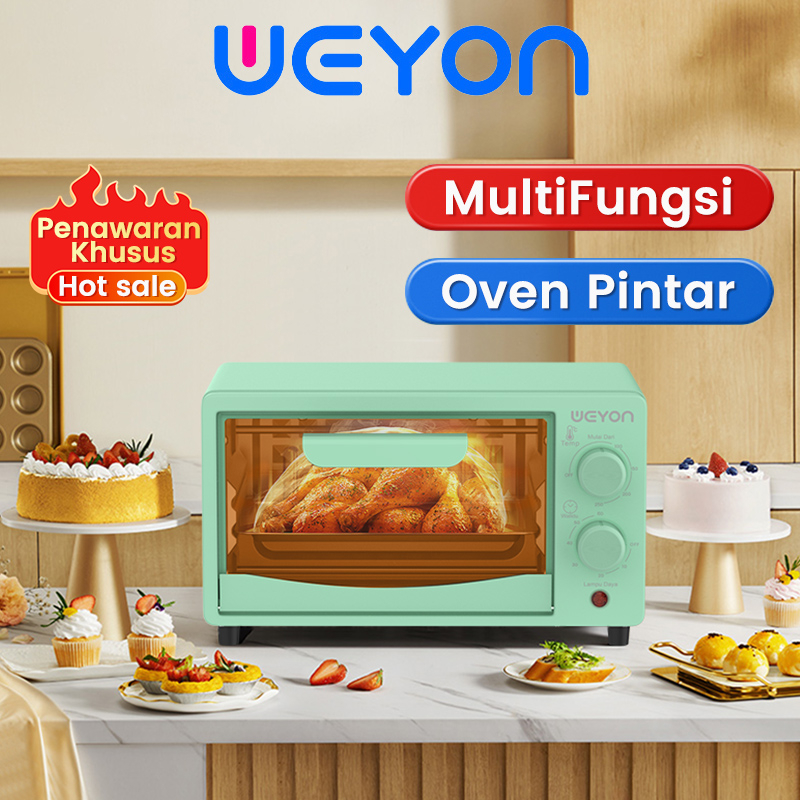 BUILDQUALITY (UPK) WEYON OVEN LISTRIK 12L OVEN KECIL RUMAH TANGGA LOW WATT ELECTRIC OVEN GARANSI 1