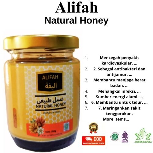 

Natural Honey Alifah/100% pure honey