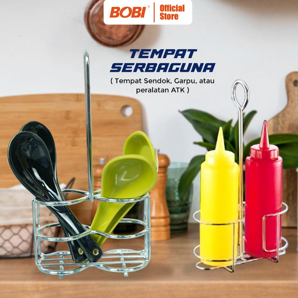 Tempat Serbaguna / Tempat Sendok Garpu , Atk , Dll bahan Stainless / Tempat Serbaguna Stainless Merk