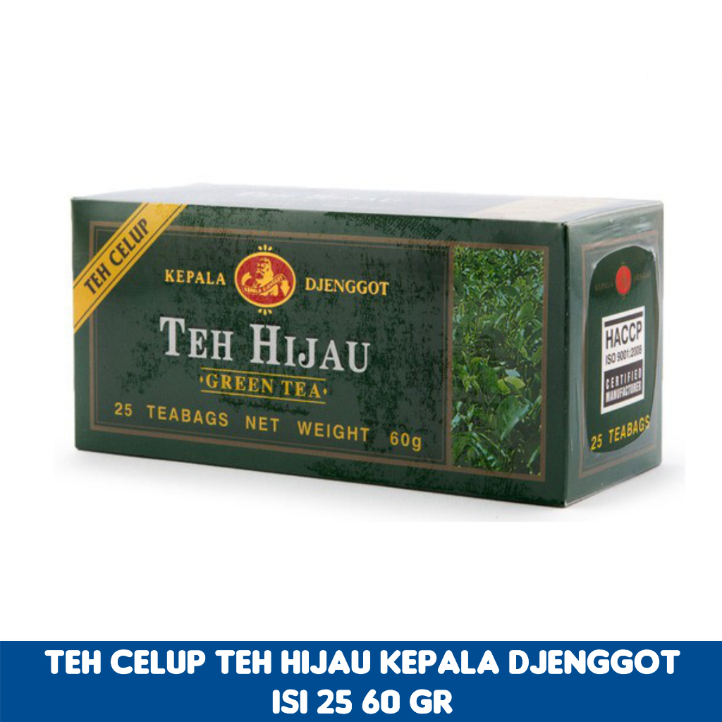 

Teh Celup Teh Hijau Kepala Djenggot Isi 25 Teabags 60 gr