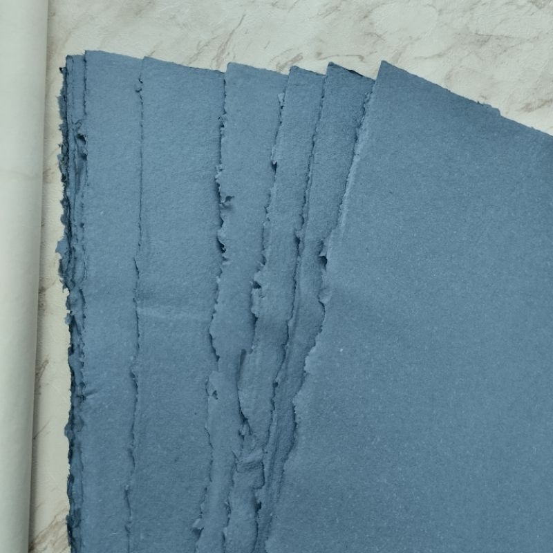 

Kertas Daur Ulang A3 Warna Technical Blue – Handmade & Ramah Lingkungan