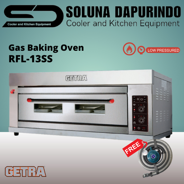 GETRA Gas Baking Oven RFL-13SS / Mesin Pemanggang Roti / RFL13SS