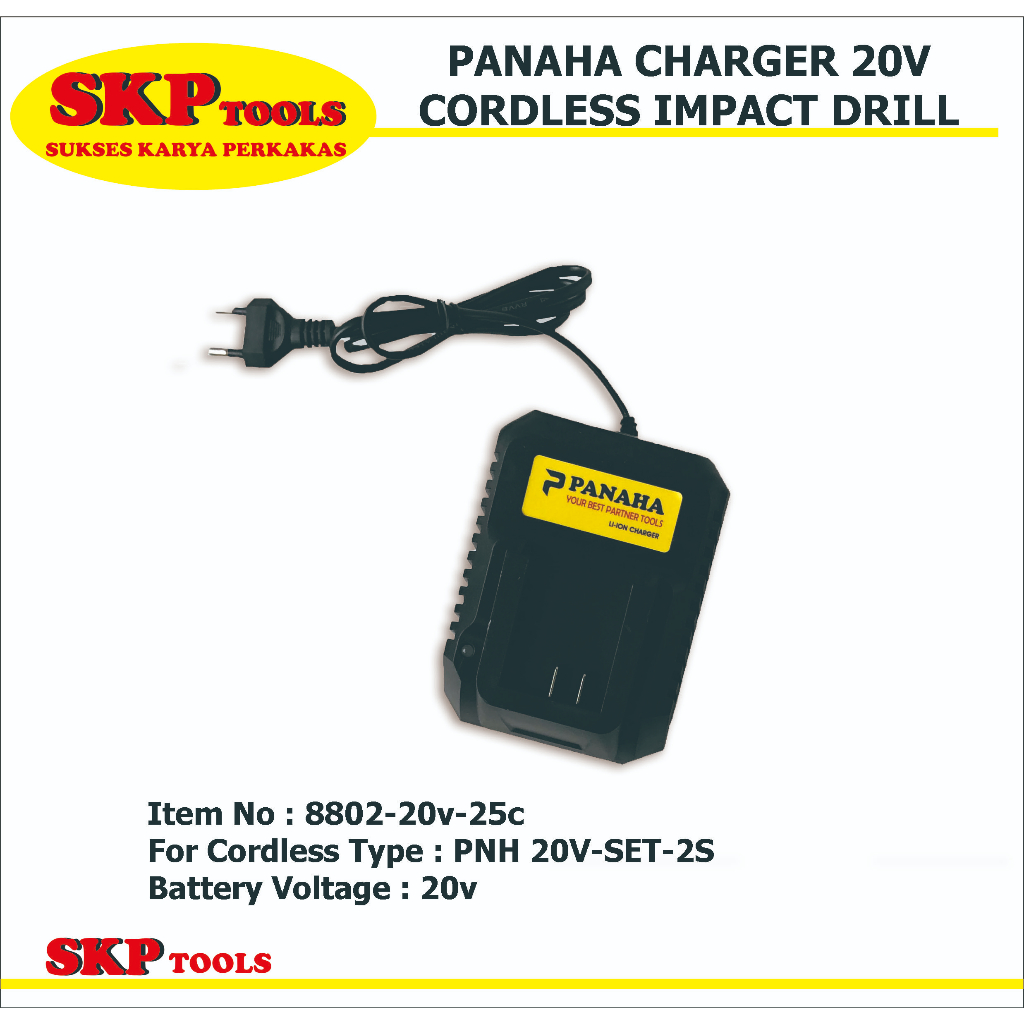 PANAHA CHARGE 20V CORDLESS IMPACT DRILL 8802-20V-25C