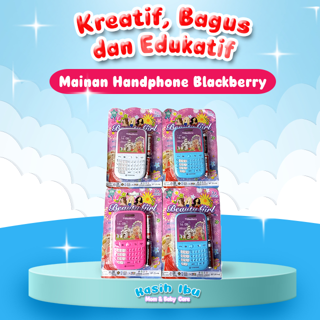 Mainan Anak Handphone Backberry Warna Warni Lucu Menarik Edukatif Ada Suara Bunyi Aman Dimainkan Mai