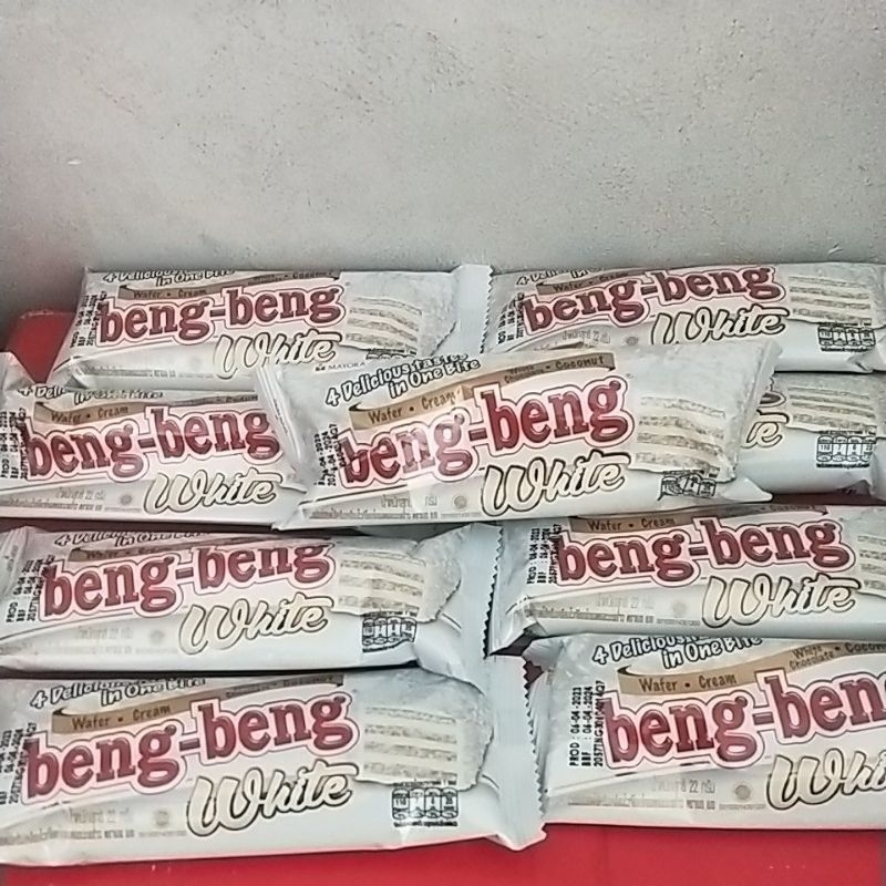 

Beng Beng White Wafer Coconut Original BengBeng White Wafer Thailand