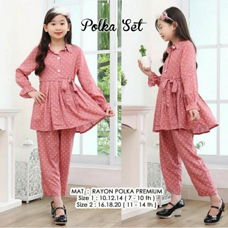 Setelan Remi Kids 506 size 18 (11th)