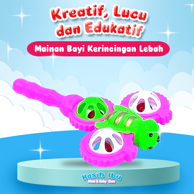 Mainan Kerincingan Bayi Lucu Lebah Mainan Kerincingan Anak Bayi Genggam Mainan Kerincingan Bayi Leba