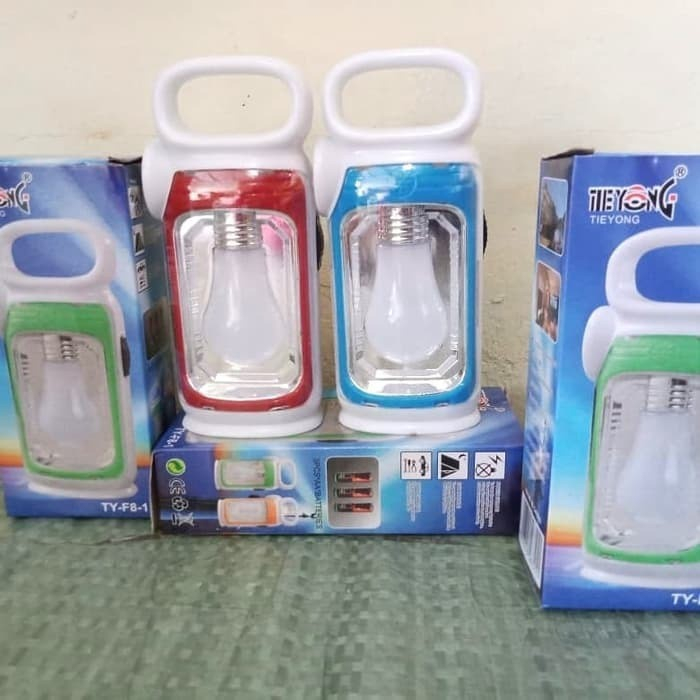 Senter Bohlam Tieyong Lampu Bohlam TY-F8-1 JC Senter Led Emergency