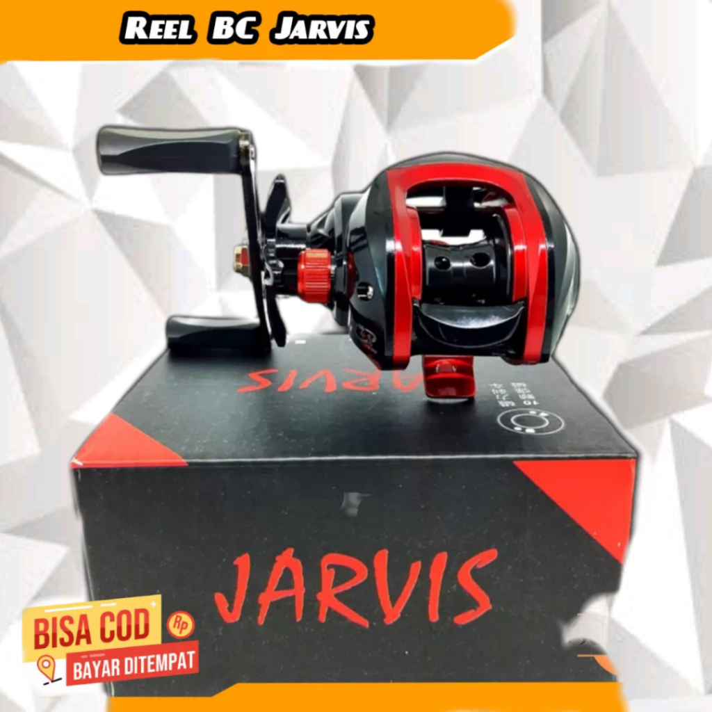 Aksesoris Pancing Reel Baitcasting Jarvis 17+1 ball Bearing Max Drag 10 Kg