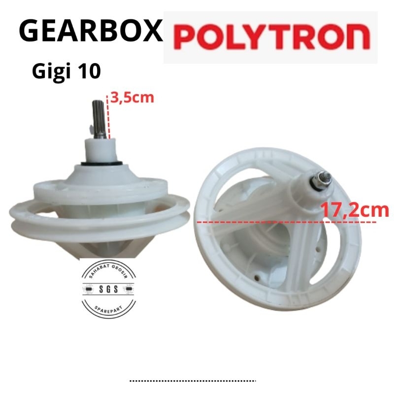 Gearbox Mesin Cuci Polytron