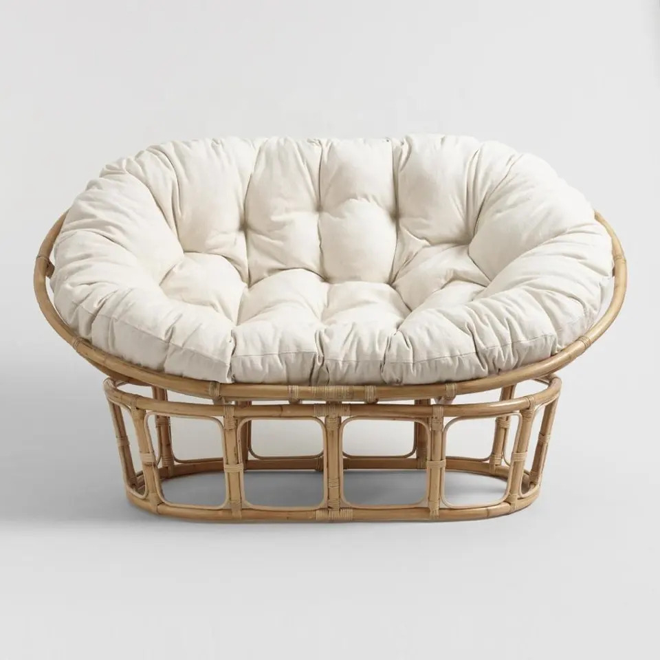 [ SOFA ROTAN AESTETIK ] Rotan Sofa Papasan Double / Mamasan Rotan / Sofa Rotan Panjang