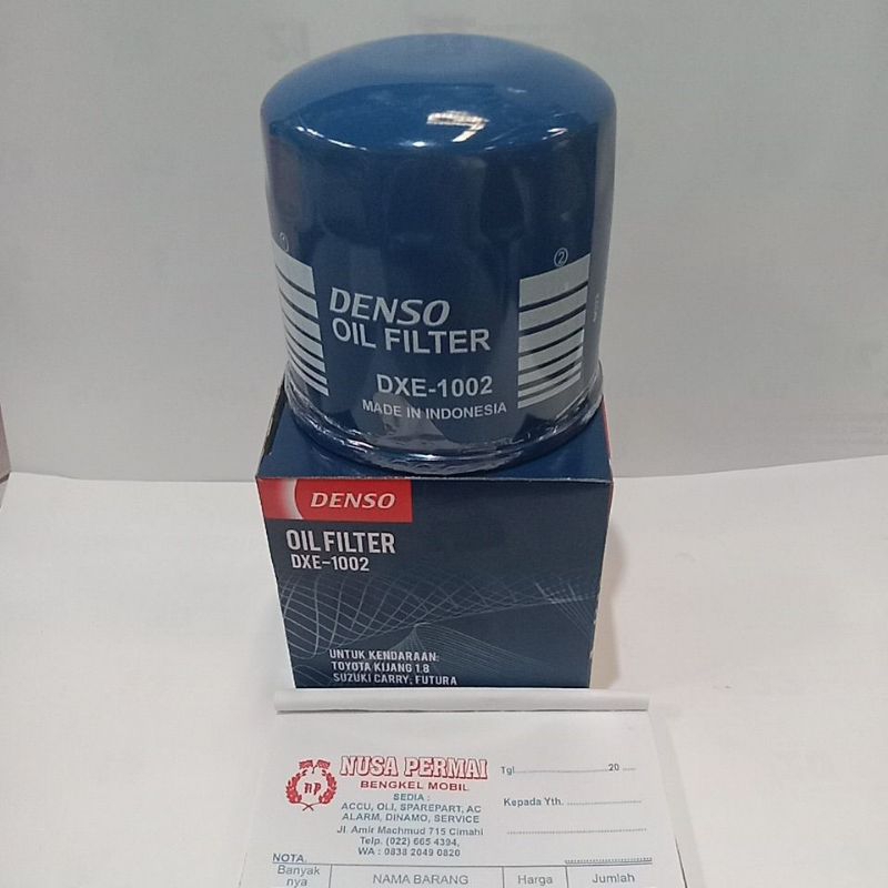 Filter oli Denso DXE-1002 Untuk Mobil Sebagai berikut ini:1. Toyota
- Kijang Kapsul Bensin 1800cc
- 