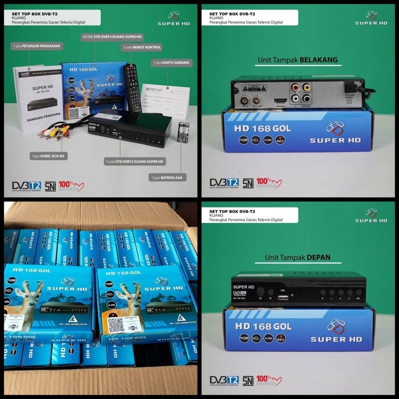 SET TOP BOX TV DIGITAL TABUNG/LED ONGKIR MEDAN COD