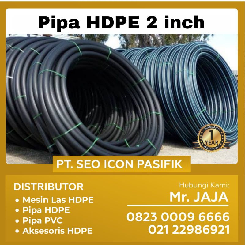 pipa hdpe 2 inch | distributor pipa hdpe