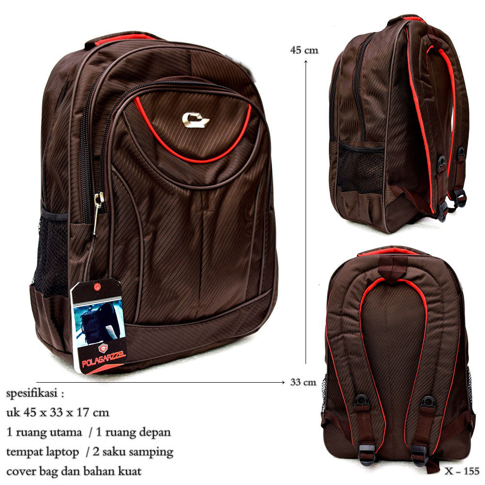 Tas Besar Ransel Premium Garzel Kanvas