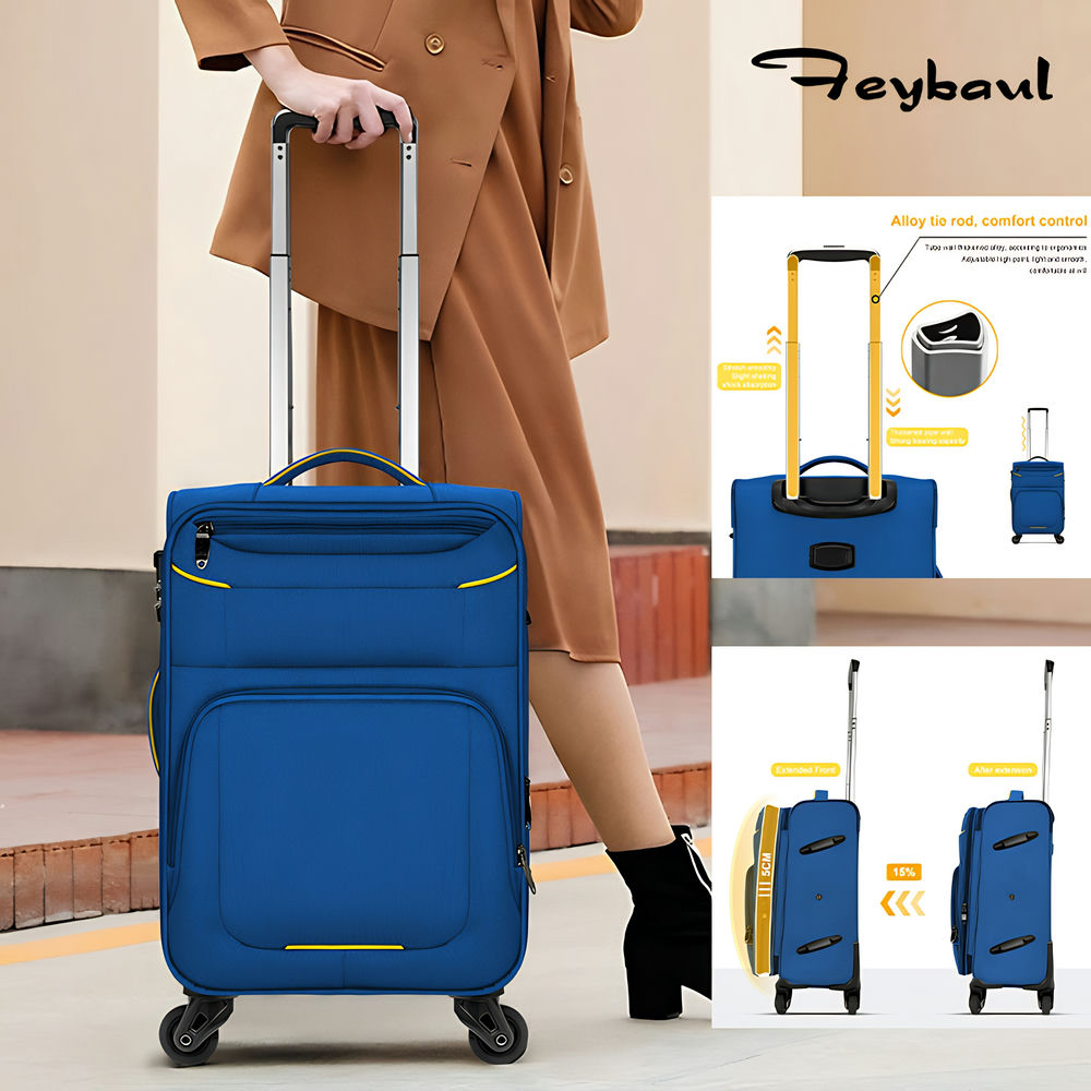 FEYBAUL JR918  28 inch  koper JR918 20 inch  koper kain Tas Travel bag Tas koper kabin koper preside