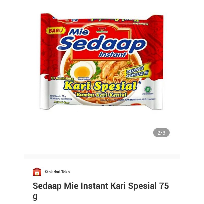 

mie sedap kari spesial