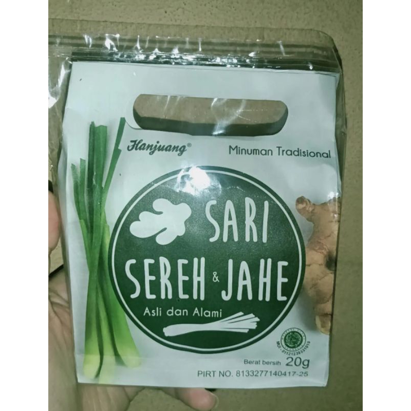 

(COD) SARI SEREH DAN JAHE KEMASAN PLASTIK [5BKS] MINUMAN TRADISIONAL DAN HERBAL TERMURAH