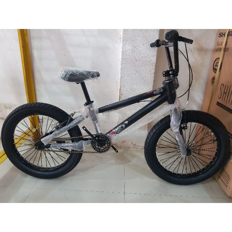 Sepeda BMX 20 inch CENTRUM ( BAN JUMBO 3.0 ) ( WARNA HITAM / BLACK )