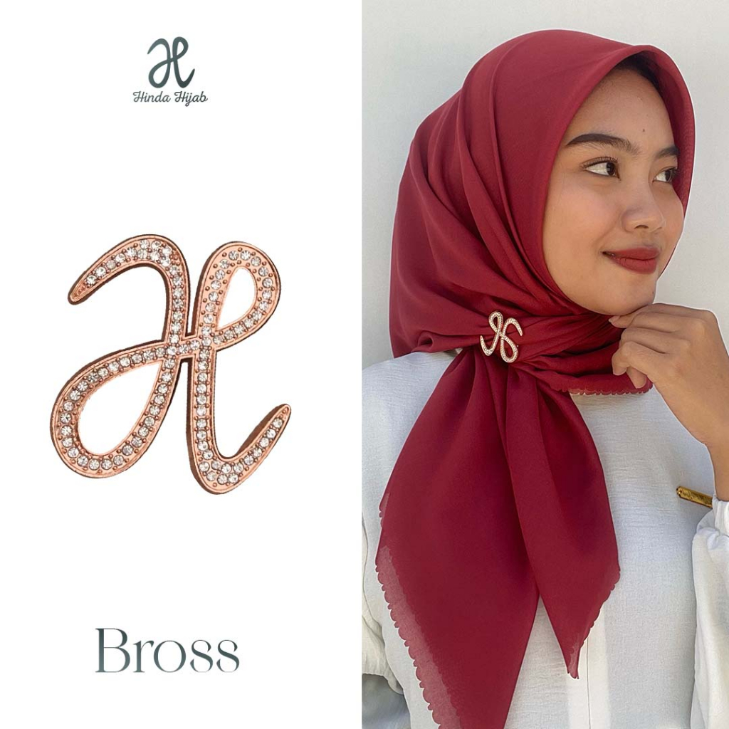 HINDA HIJAB - Bross Hinda Hijab | Bross Hijab Premium | Bross Kebaya | Bross Baju | Bross Jilbab