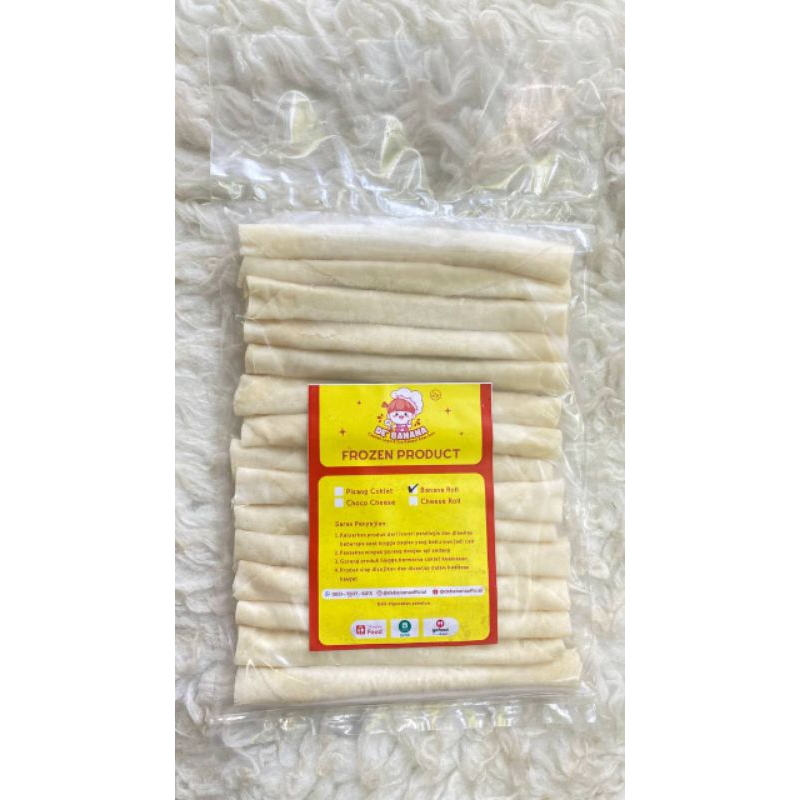 

Banana Roll Frozen by De'Banana / Pisang Roll / isi 15pcs