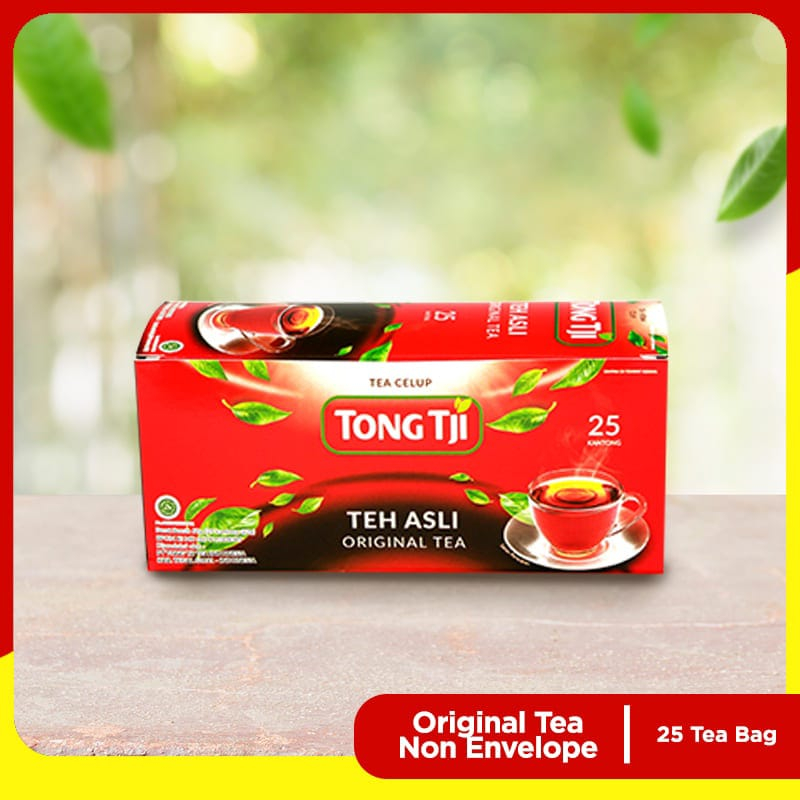 

Tong Tji Black Tea / Teh Hitam non Amplop 25s, Teh Celup per Pack