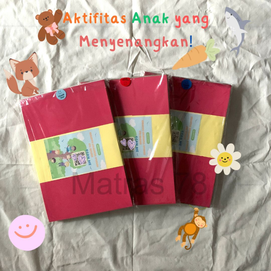 

Creative Colorful Sticker Eva Sponge A4 (8 sheets)