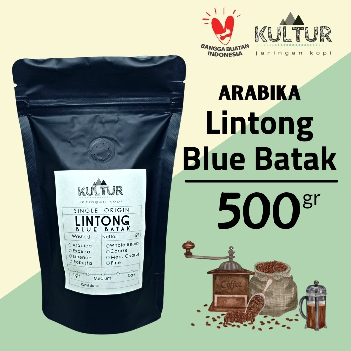 

COFFEE BEAN ARABIKA LINTONG BATAK PREMIUM 500 GR