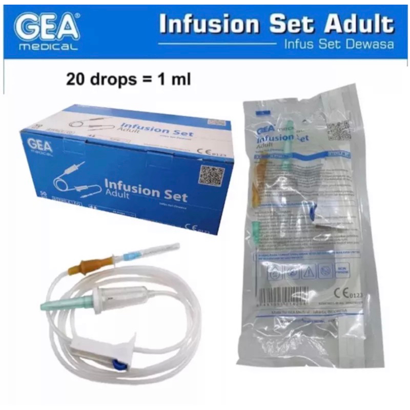 set infus gea / infus set gea