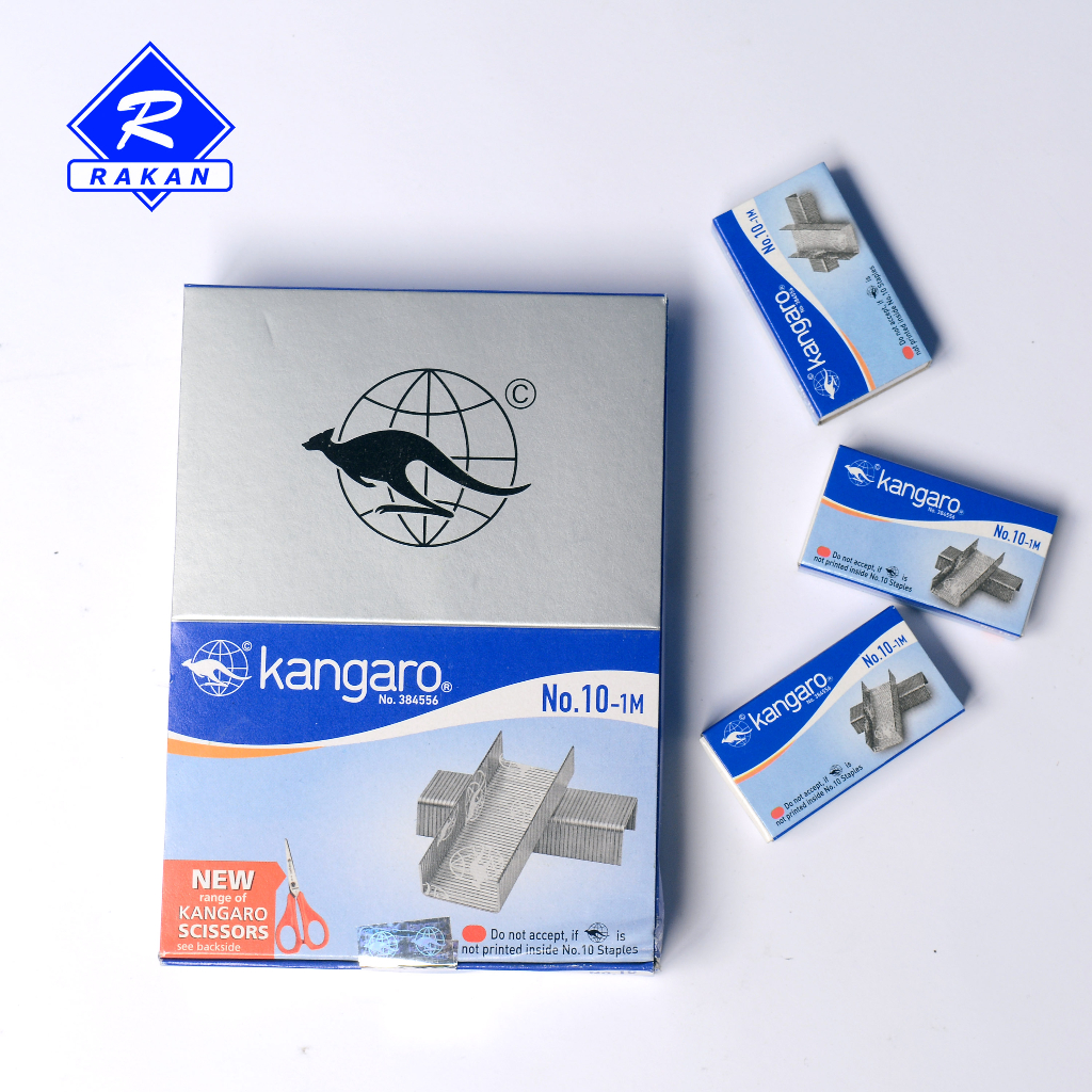 

isi staples / Staples / Hekter No. 10 Kangaro 1 pack (20pcs)