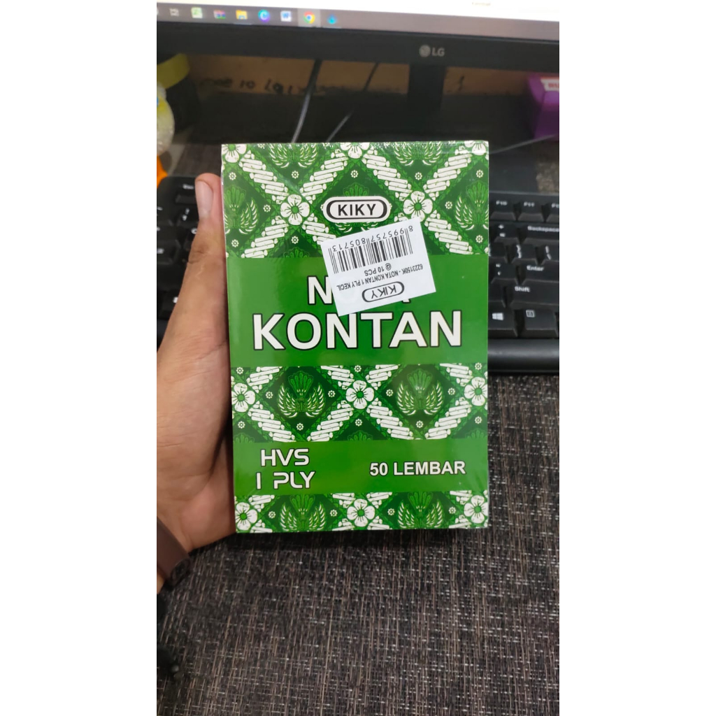 

( ISI 10 BUKU ) NOTA KONTAN KIKY KECIL 1PLY / BUKU BON NOTA PENJUALAN 1 PLY MEREK KIKY