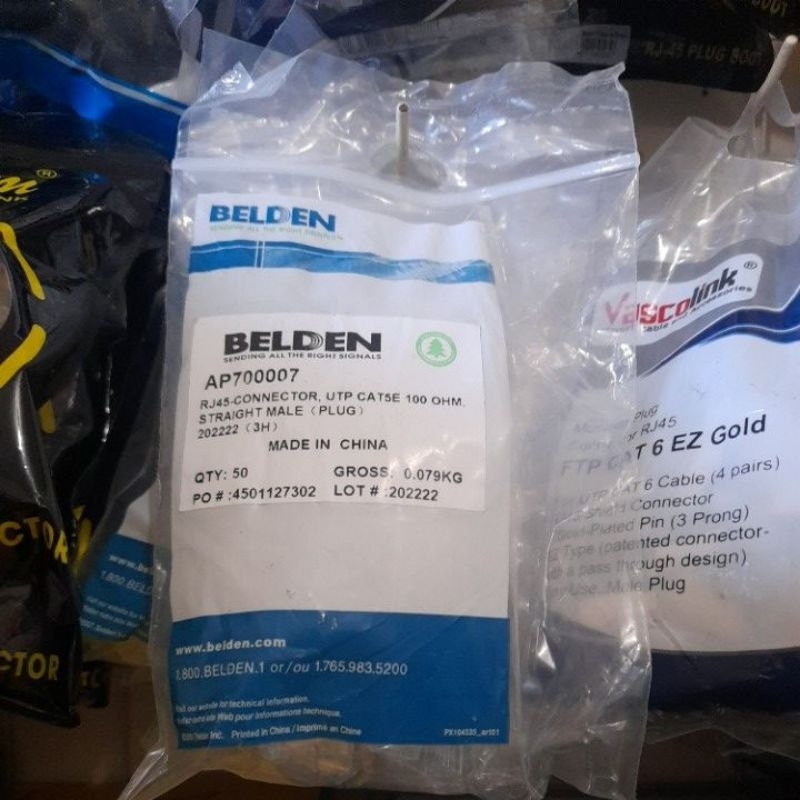 KONEKTOR RJ45 CAT5 BELDEN (ISI 50PCS)