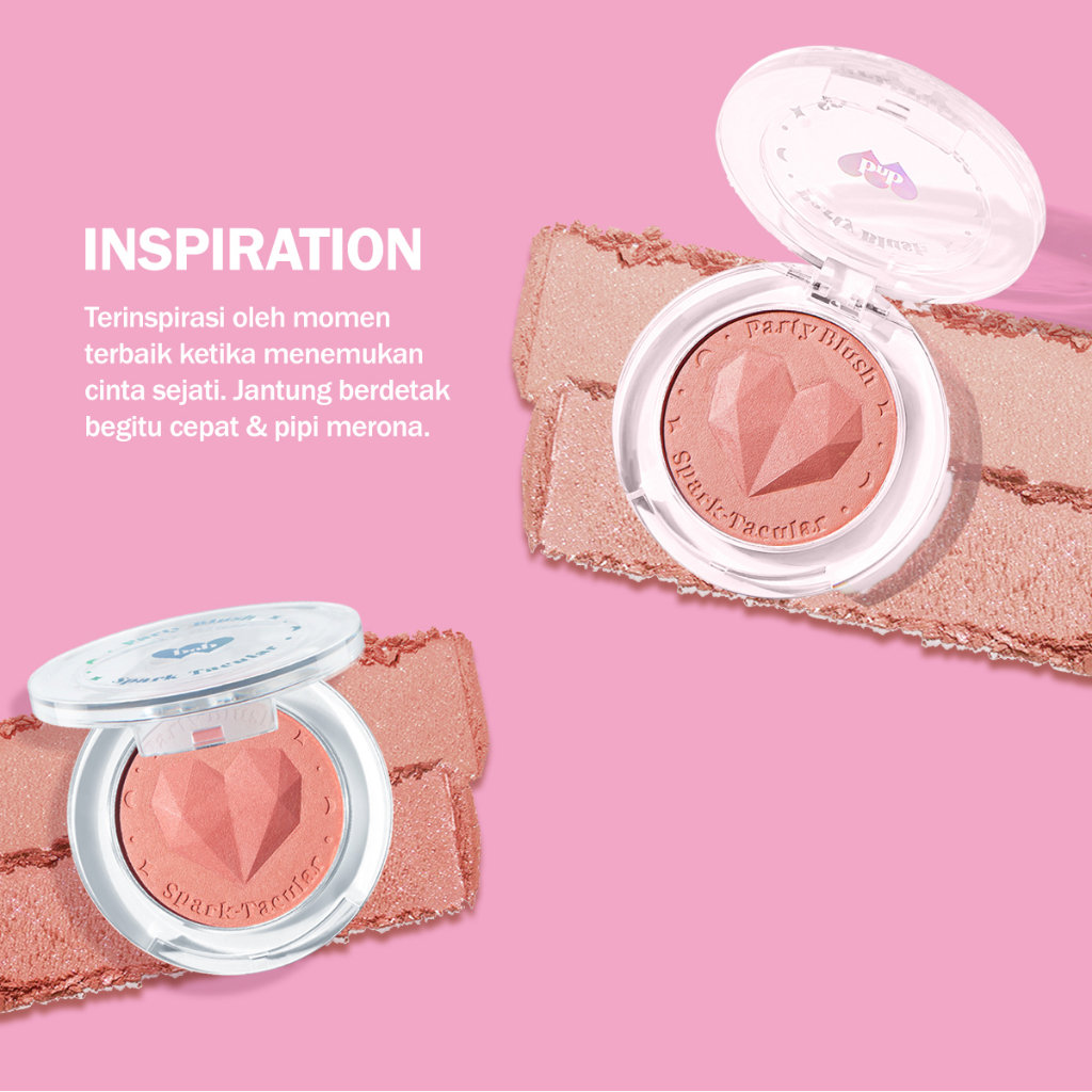 BNB barenbliss Spark-Tacular Party Blush Korea Blush On Pallete Make Up