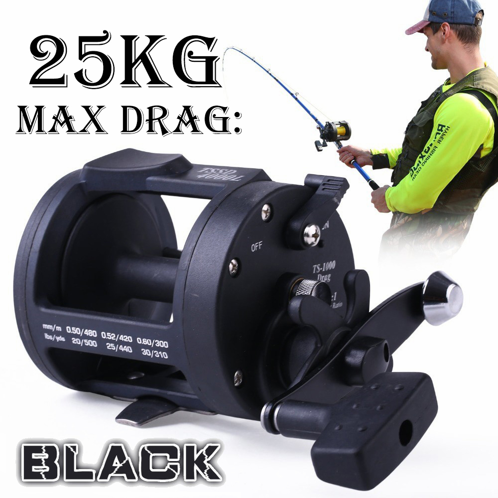 SOUGAYILANG CASTING MEMANCING REEL 3000L-4000L TROLLING DRUM FISHING REEL AIR ASIN TANGAN KANAN