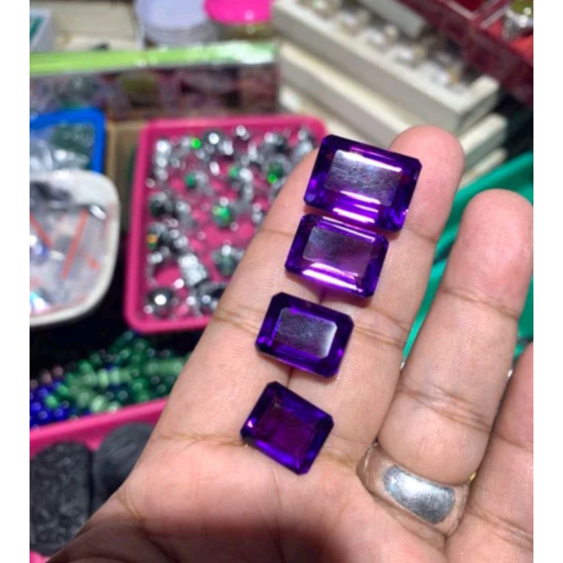 Kecubung bangkok 15x20 mm,Kualitas Premium.