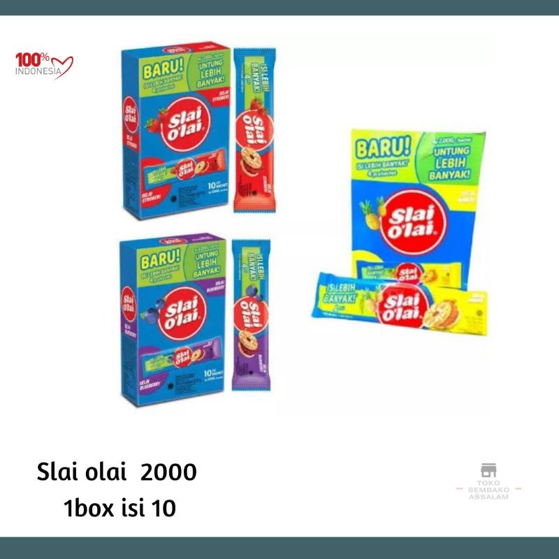 

SLAI OLAI KOTAK ISI 10pcs / SLAY OLAY KOTAK ISI 10 eceran 2000