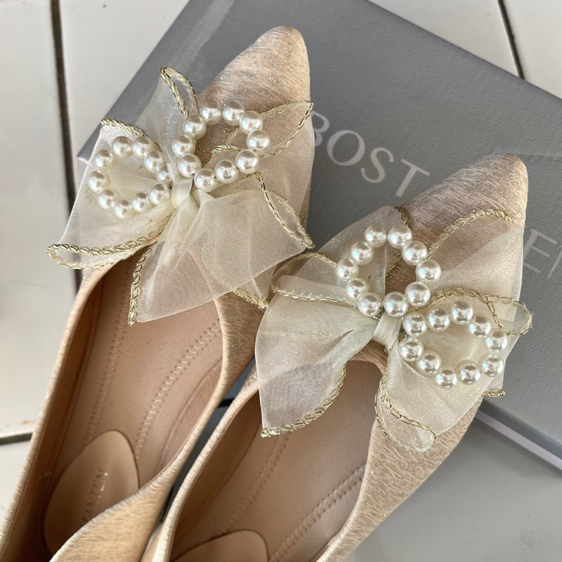 PRELOVED BOSTANTEN Heels Wanita Flatshoes Korean Style