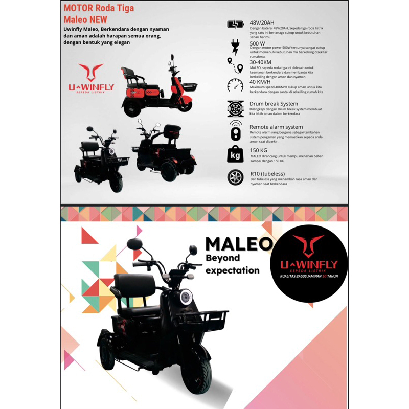 Uwinfly Roda 3 Maleo