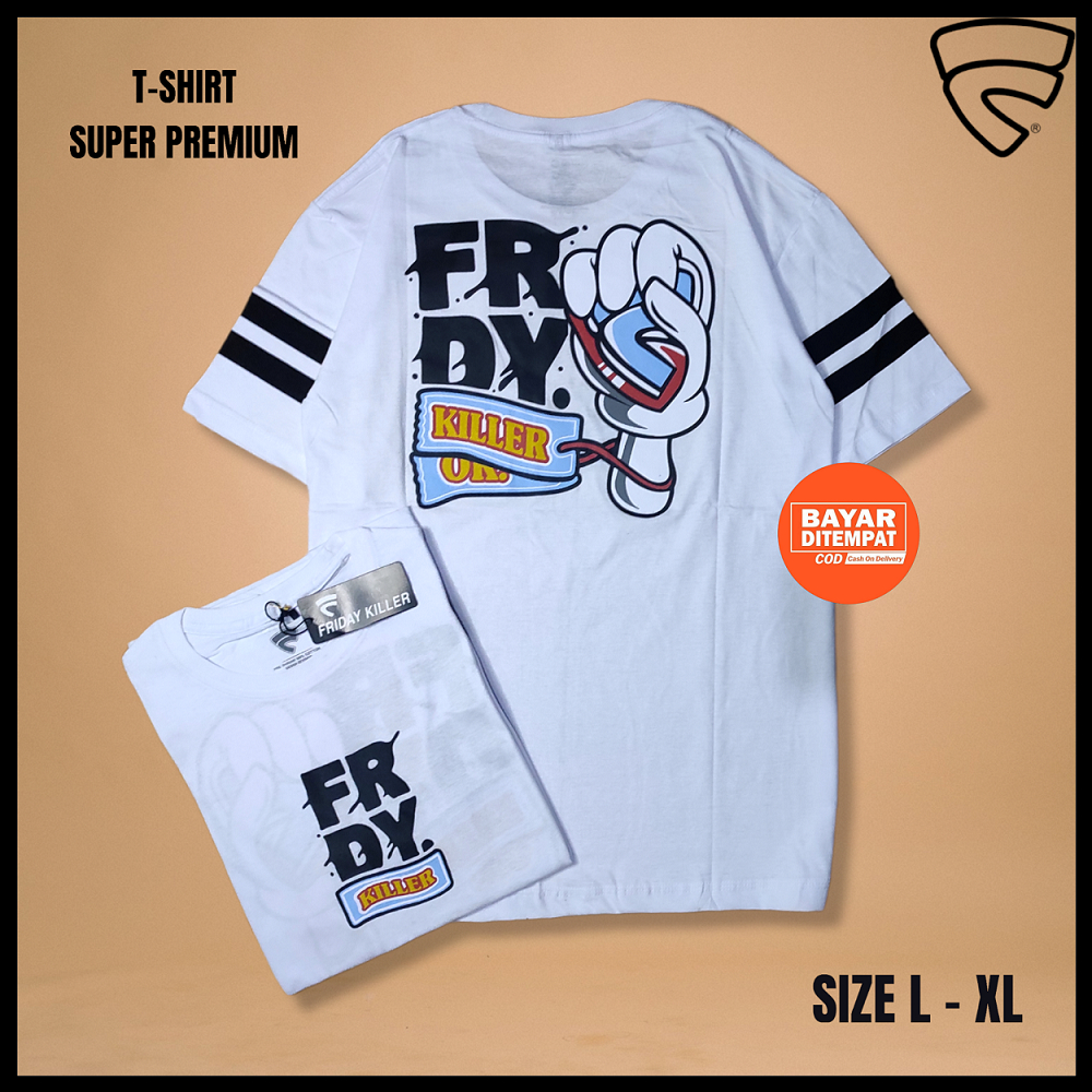 Pakaian Atasan Baju Kaos Bandung Kualitas Distro Kekinian Bukan Full print Lengan Pendek Pria Wanita