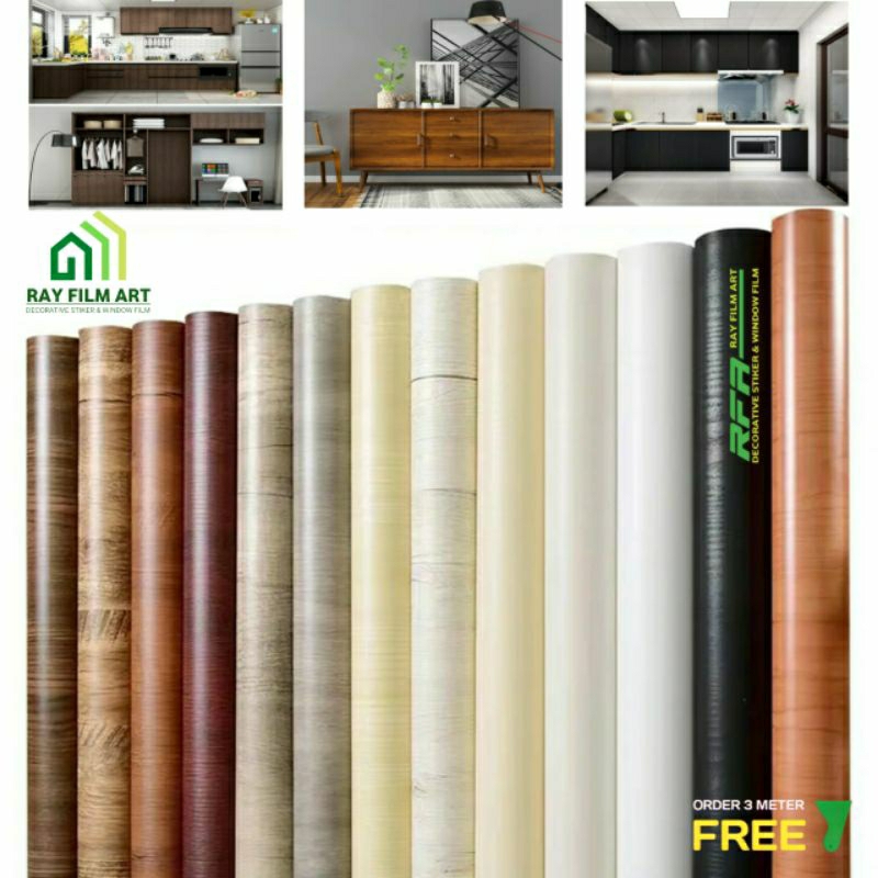 Stiker Pintu Kamar Mandi Anti Air Stiker Meja Lemari Waterproof  Pvc Stiker Motif Marmer Marbel Deco