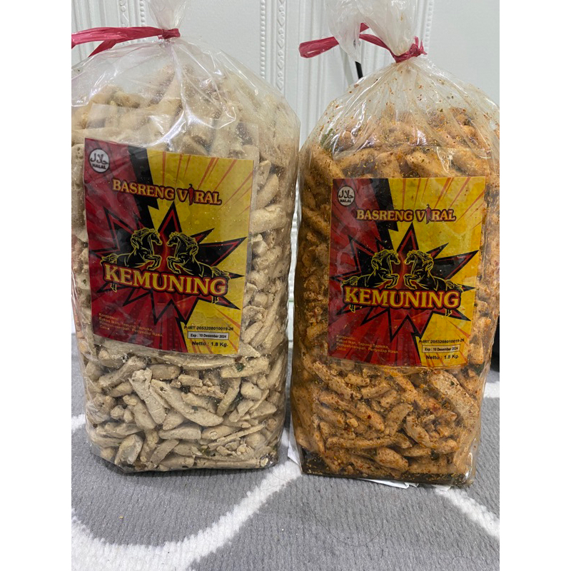 

Basreng stik kemuning kemasan repack 500g