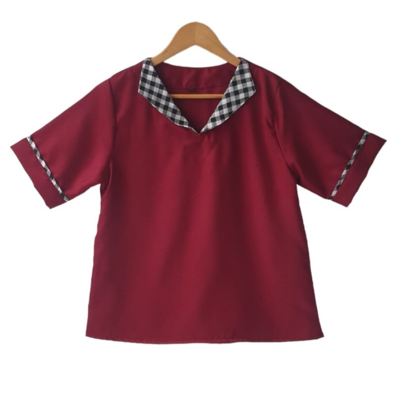 New Real Pick_Atasan Wanita Blouse Blus Renka Kotak² Atasan Wanita Tunik