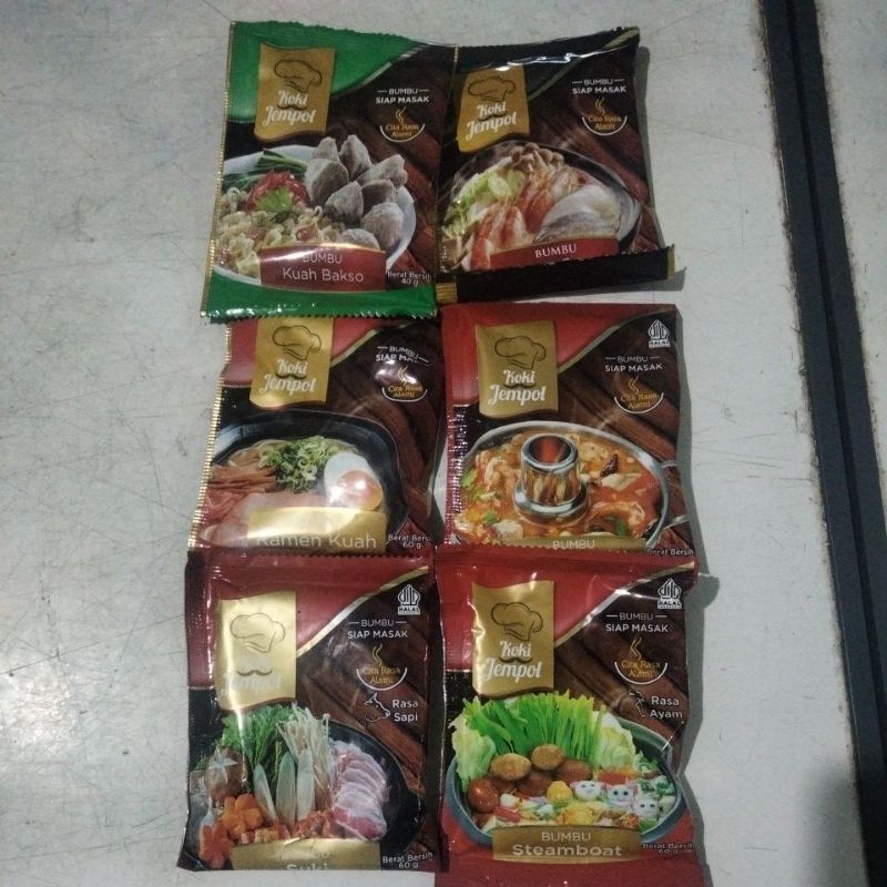 

Koki jempol bumbu kuah Suki, steamboat, tomyam