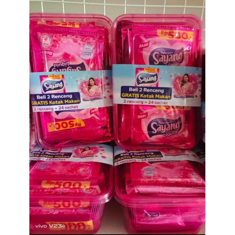 detergen sayang sachet isi 24