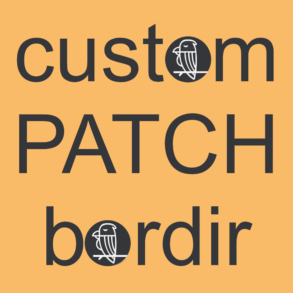 Custom Iron Patch Emblem Bordir