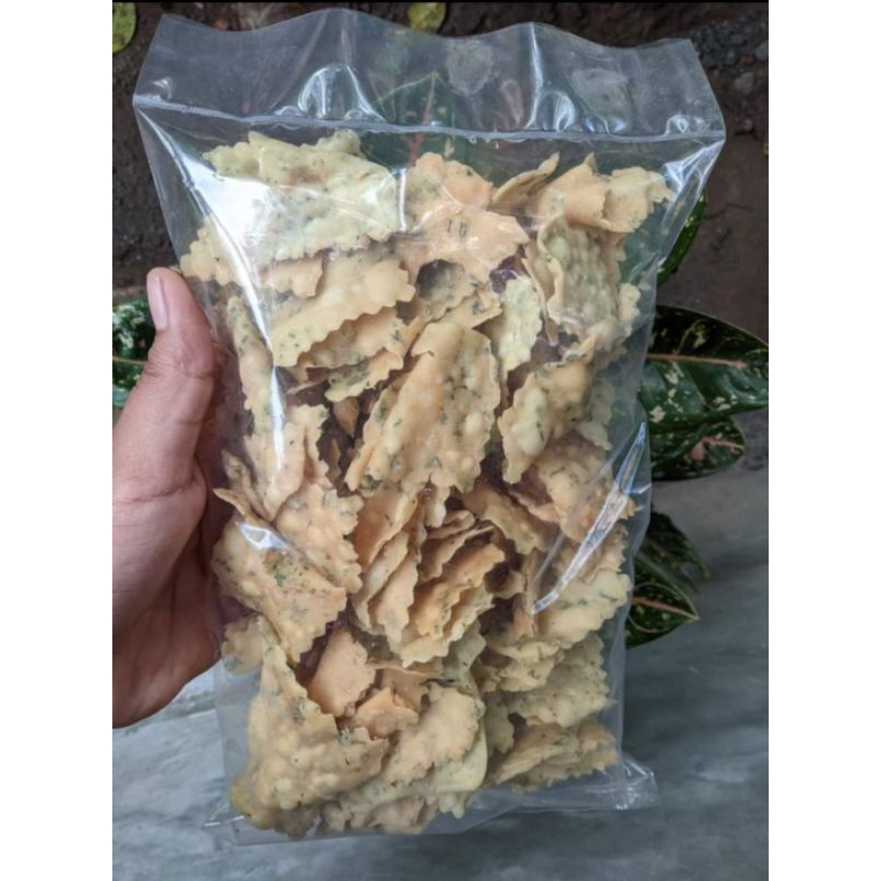 

2 pcs pangsit / 2 kripik bawang