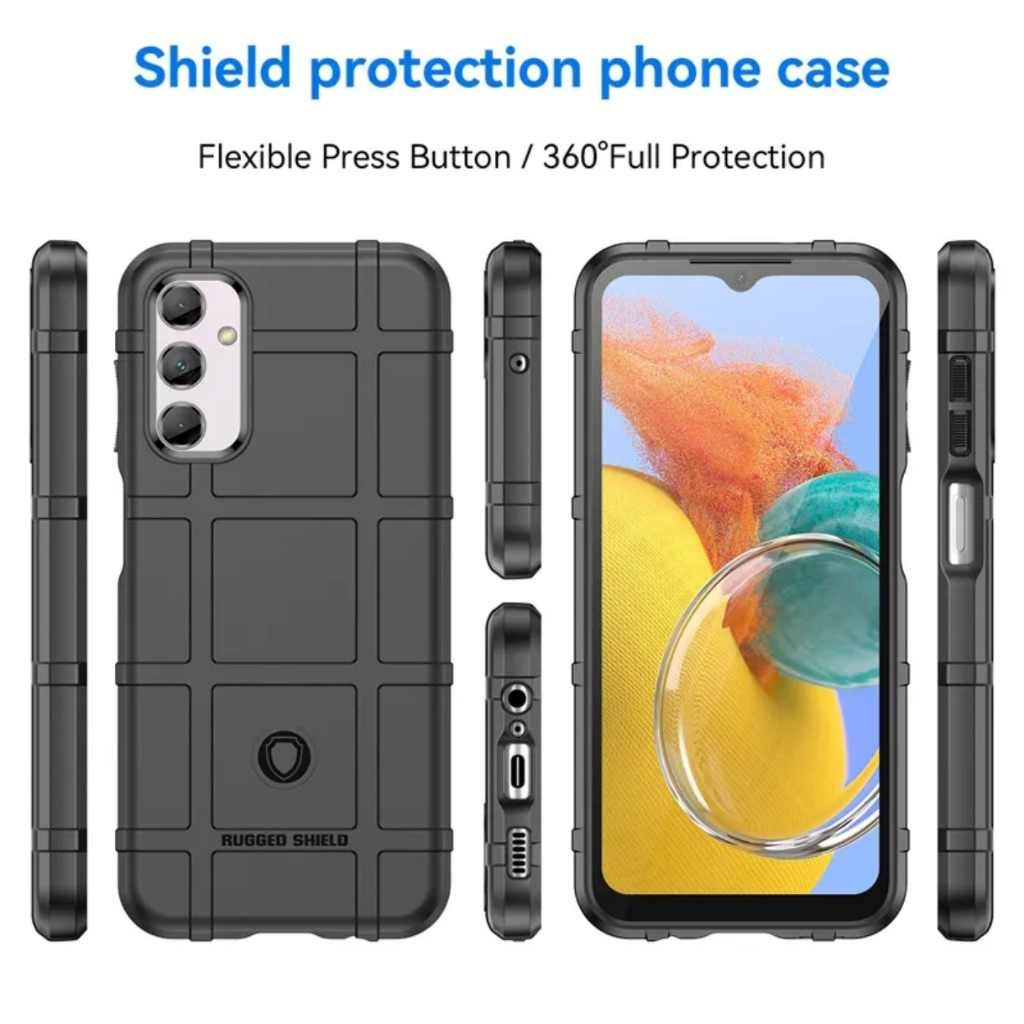 Case Samsung M14 Case Silikon Rubber Shield Armor
