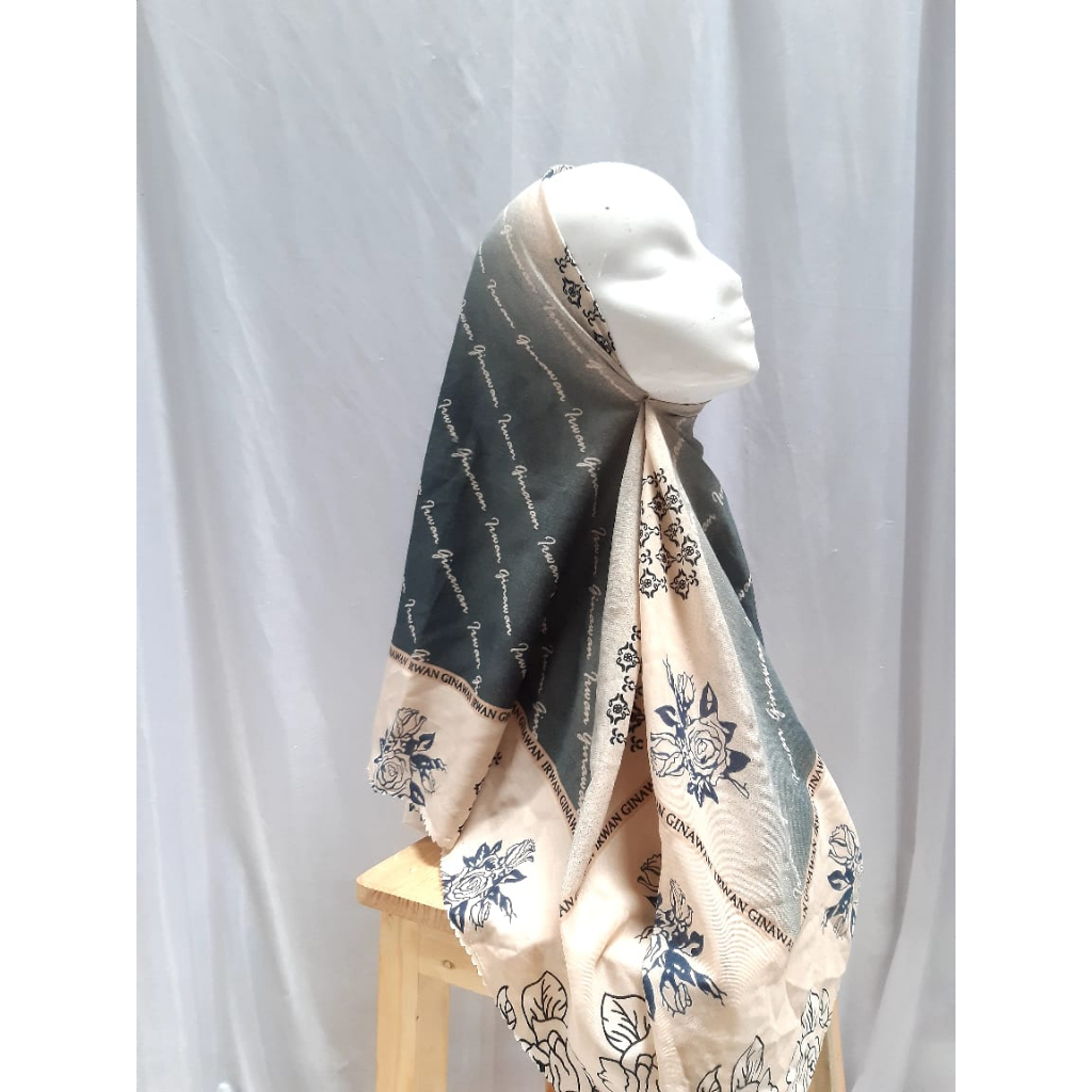 Jilbab Motif Voal premium/Jilbab Voal premium / Jilbab Motif/Jilbab Segi Empat/Jilbab Muslimah / Jil