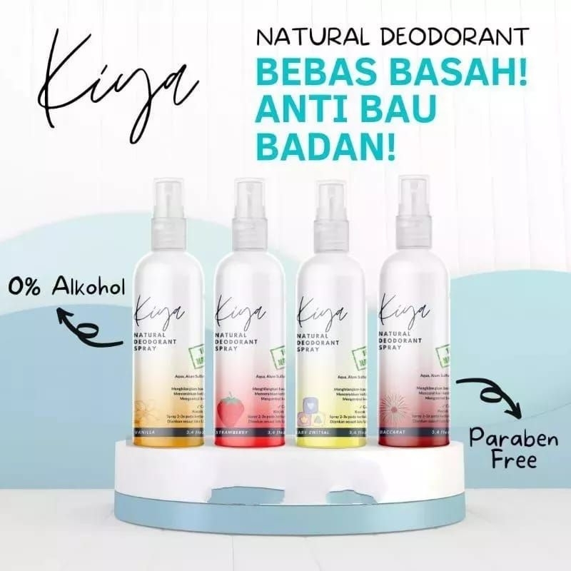 Natural Deodorant Tawas Spray 100ml KIYA